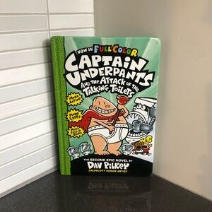 Captain Underpants and The Attack of the Talking Toilets hardcover